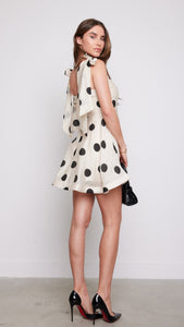 Vestido mini dots