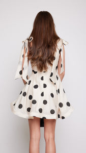 Vestido mini dots