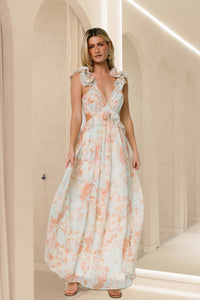 Vestido maxi romantic