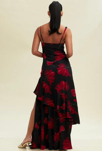 Vestido red bloom