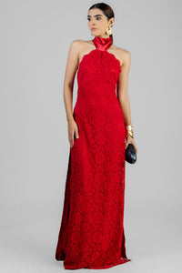 Vestido red lace