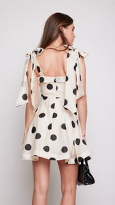 Vestido mini dots