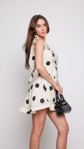 Vestido mini dots