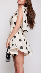 Vestido mini dots