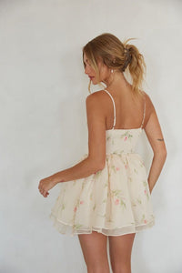 Vestido corset floral