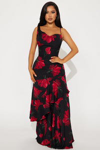 Vestido red bloom