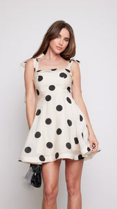 Vestido mini dots