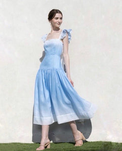 Vestido baby blue degradado