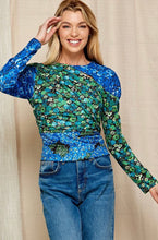 Cargar imagen en el visor de la galería, Blusa Floral Blue
