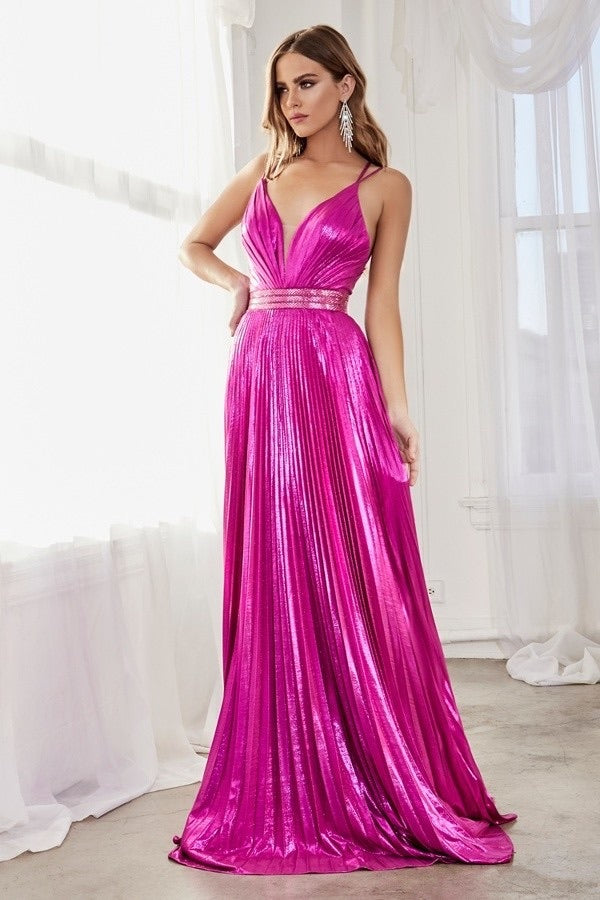 RENTA Vestido fuscia